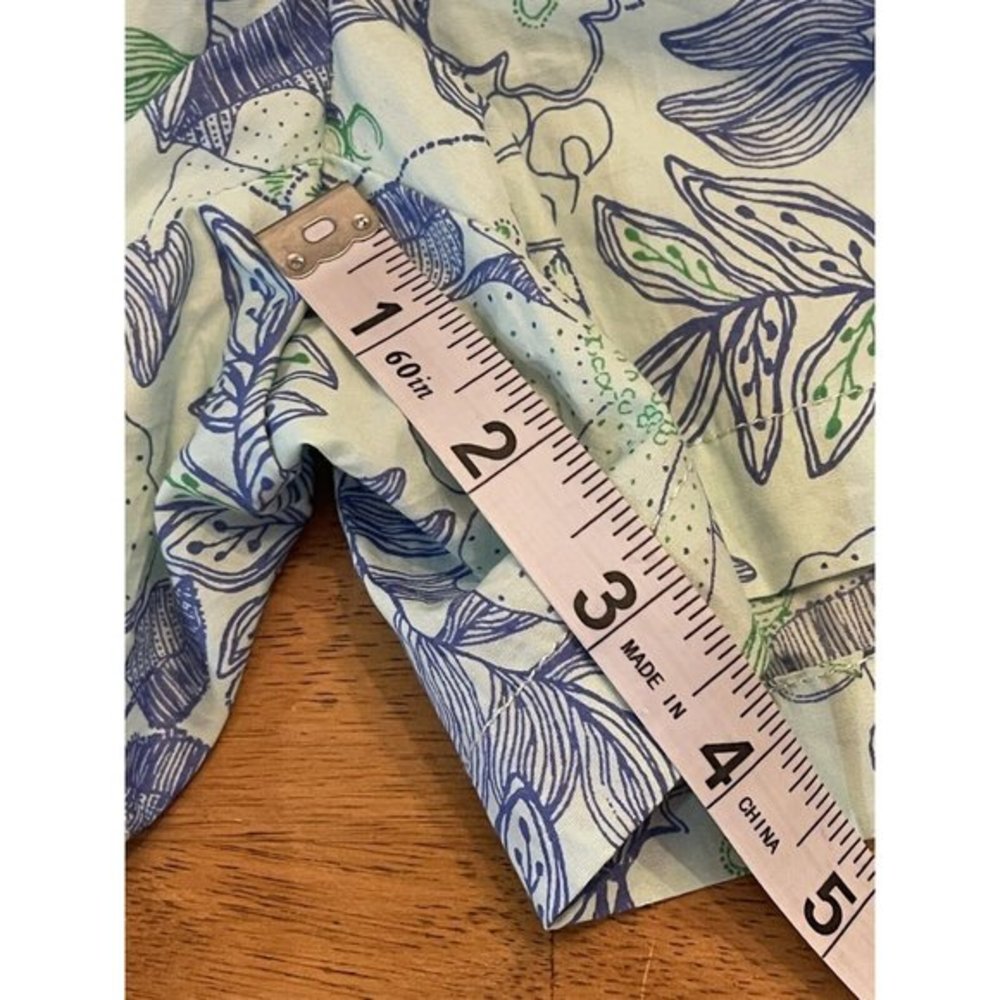 Vineyard Vines Women's Shorts Size 0 Minty Floral Bird Dayboat NWT - Picture 4 of 8